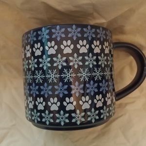 John Bartlett Snowflake Paw Print Coffee Mug